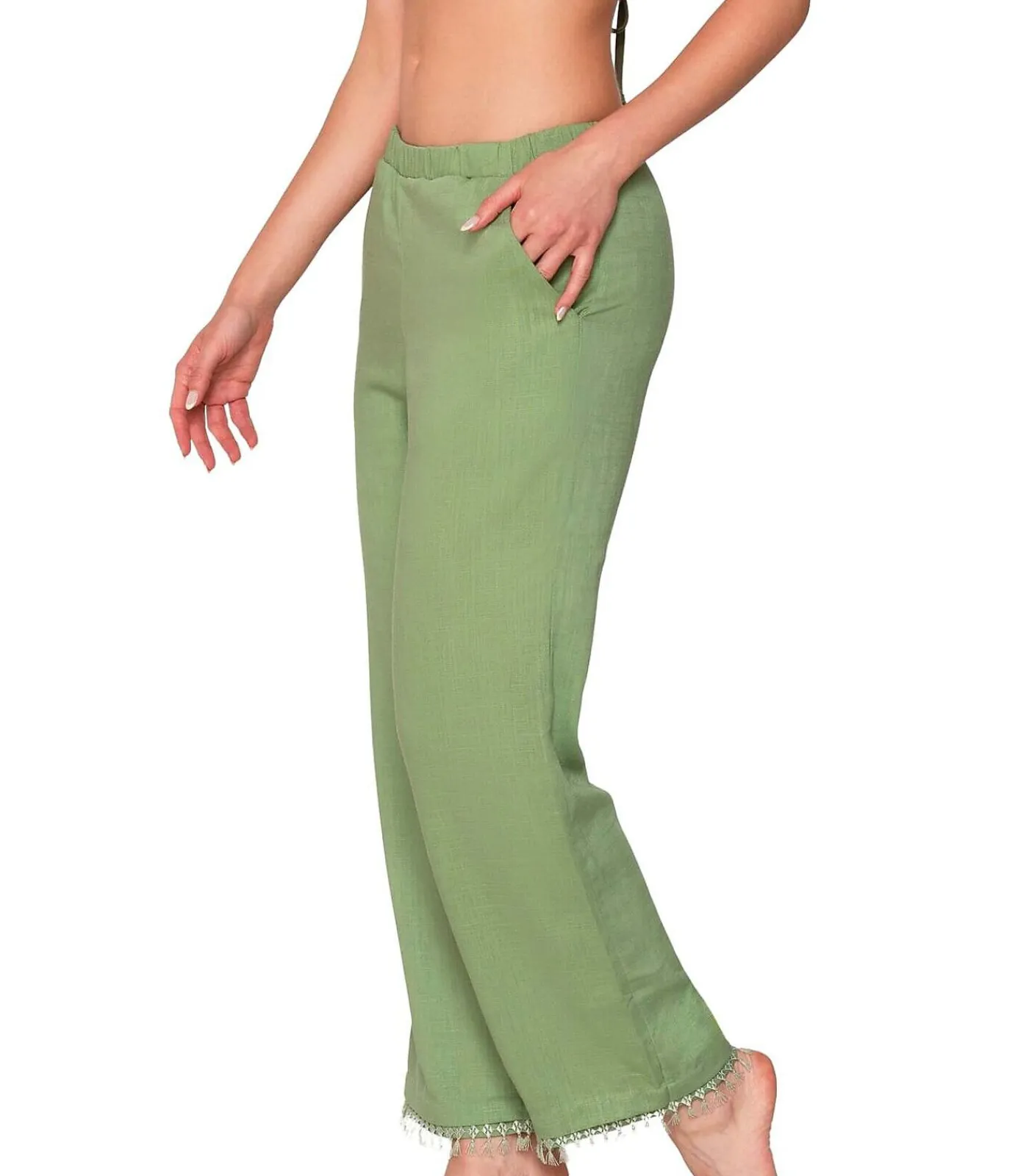 LUNA Zomerbroek SAGE green