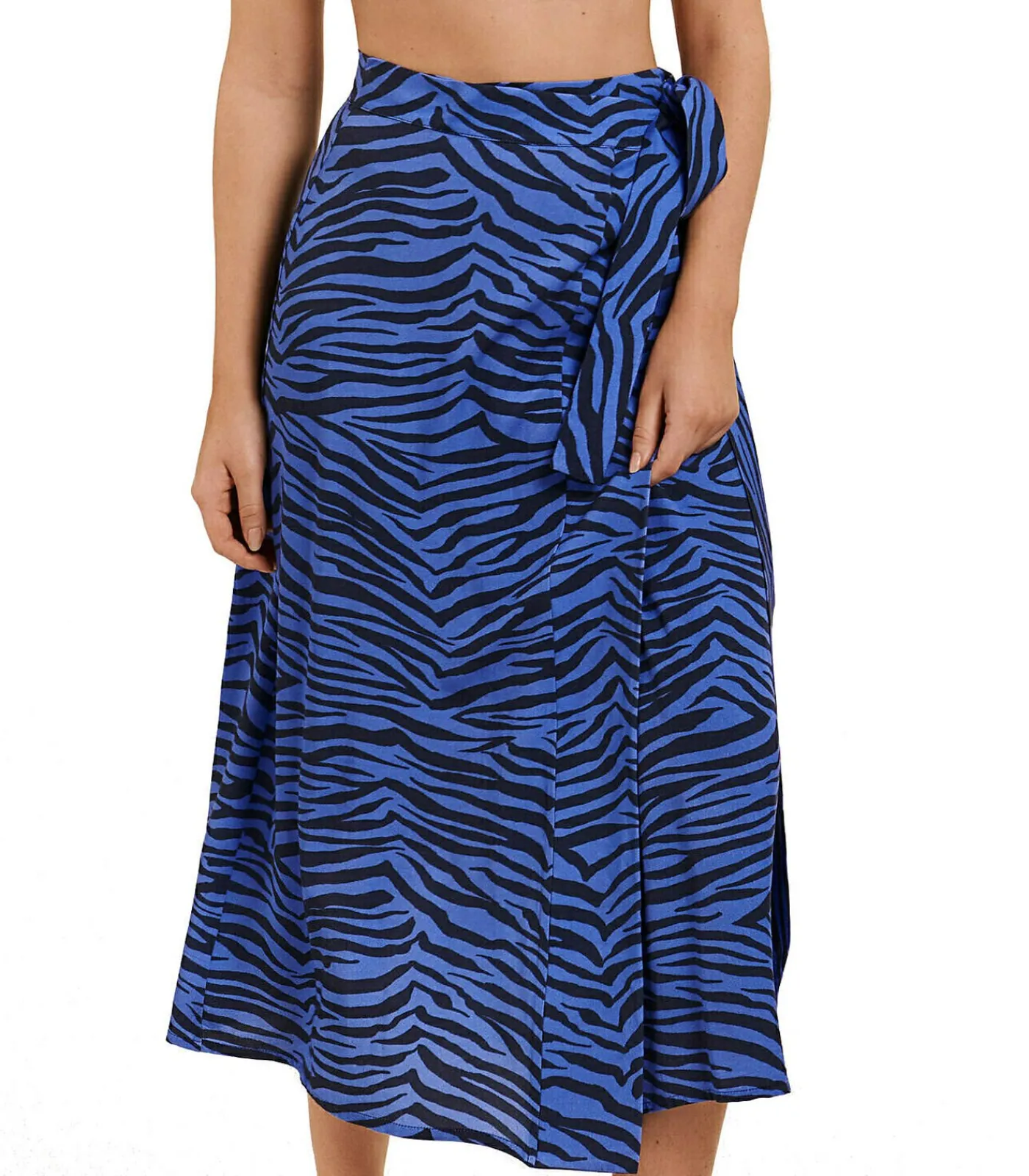 LISCA Zomerse wikkelrok Lima blue Discount