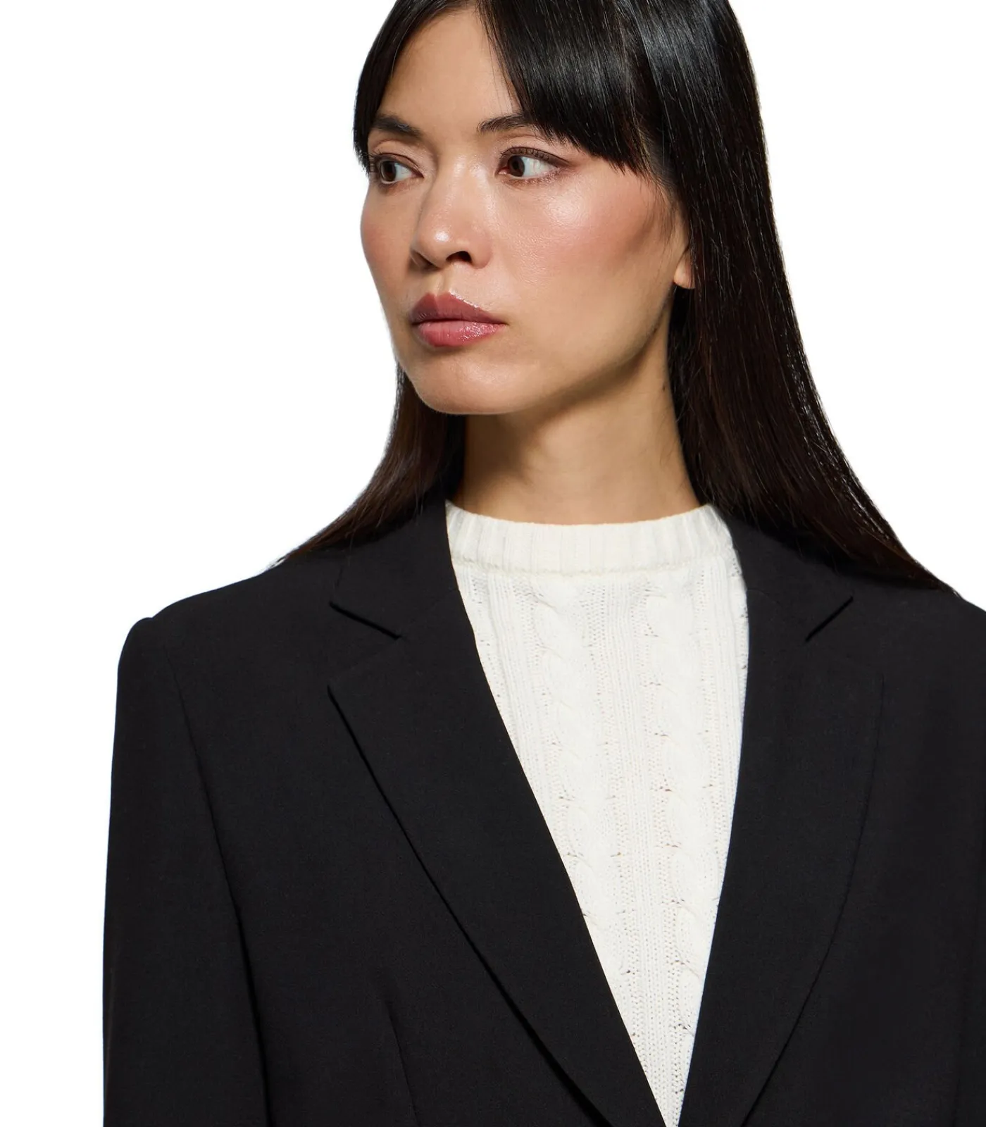 Polo Club Zwarte blazer met knopen en -details black Discount