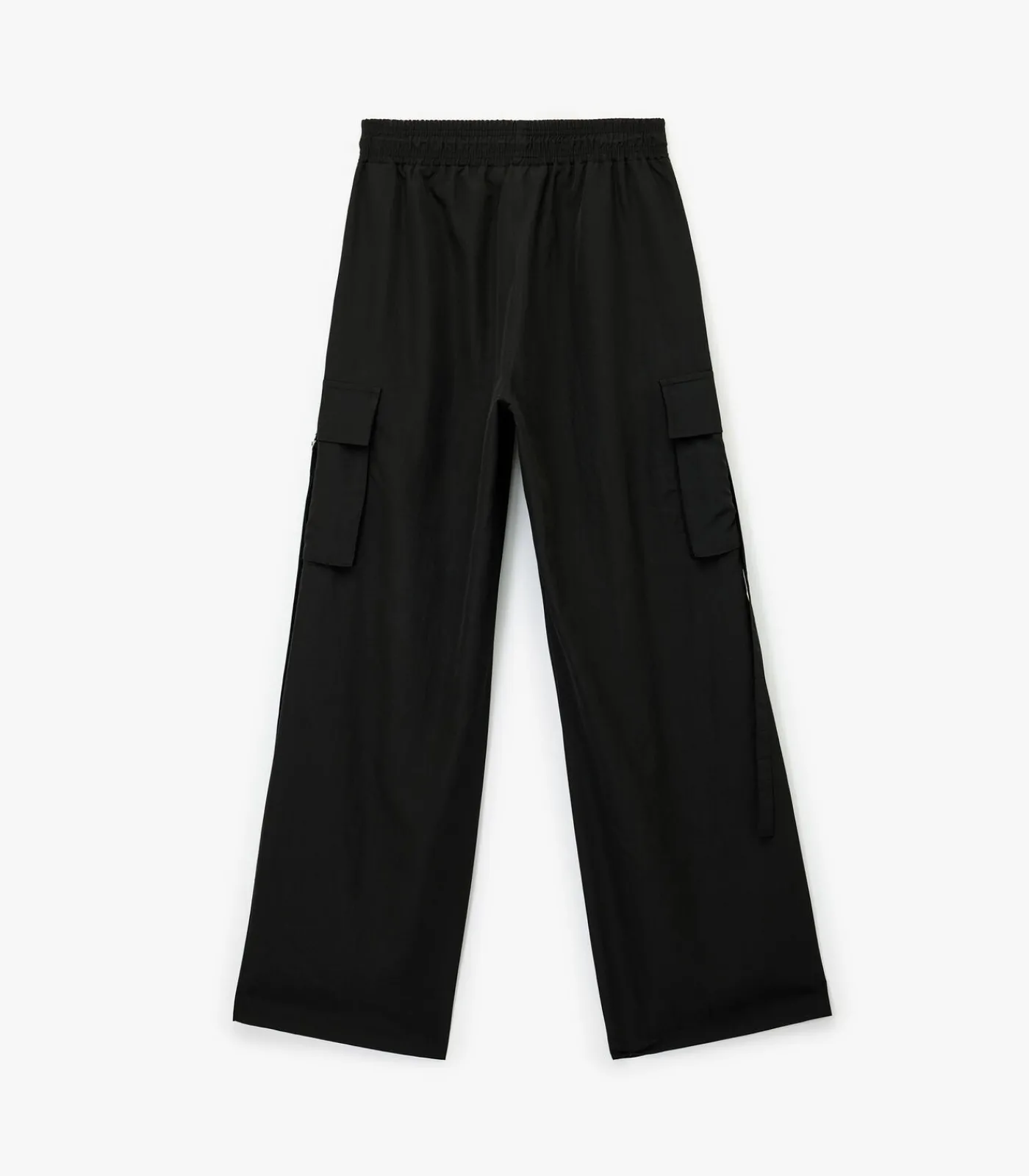 Koton Zwarte Broek Hoge Taille Met Zakdetail black Discount