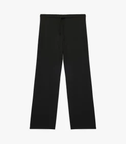 Koton Zwarte Broek Hoge Taille Wijde Pijpen black Outlet