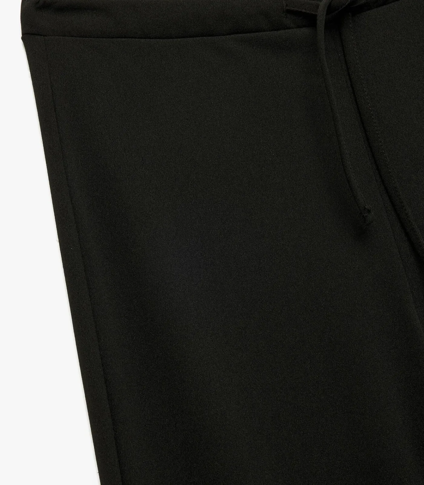 Koton Zwarte Broek Hoge Taille Wijde Pijpen black Outlet