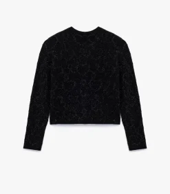 Koton Zwarte Gebreide Cardigan Lange Mouwen Knoopsluiting black Online