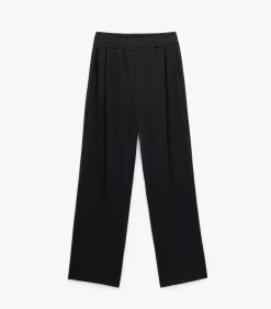 Koton Zwarte Joggingbroek Hoge Taille Wijde Pijpen black Hot