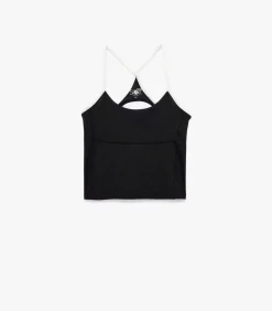 Koton Zwarte Slim Fit Sporttop Mouwloos Rugdetail black