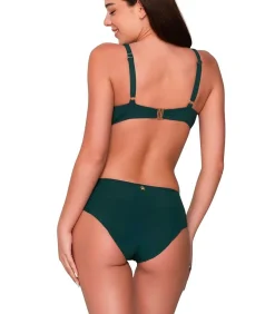 LUNA Zwemshortje met gerimpelde zijkanten BLUE SENSE green Hot