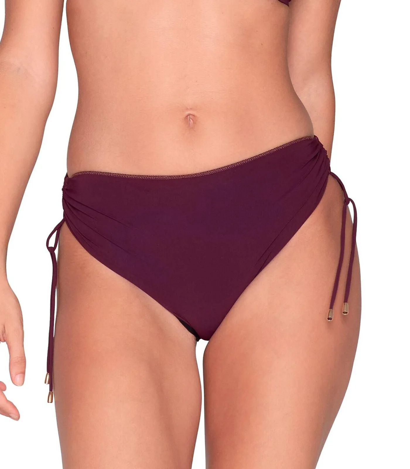 LUNA Zwemshortje met gerimpelde zijkanten BLUE SENSE red