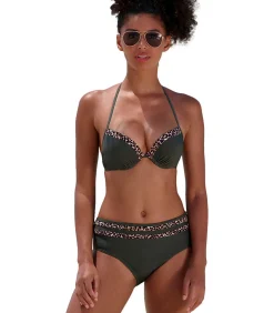LASCANA Zwemshortje met hoge taille Adelin khaki Hot