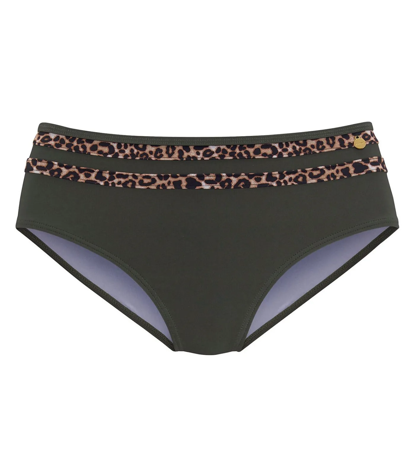 LASCANA Zwemshortje met hoge taille Adelin khaki Hot